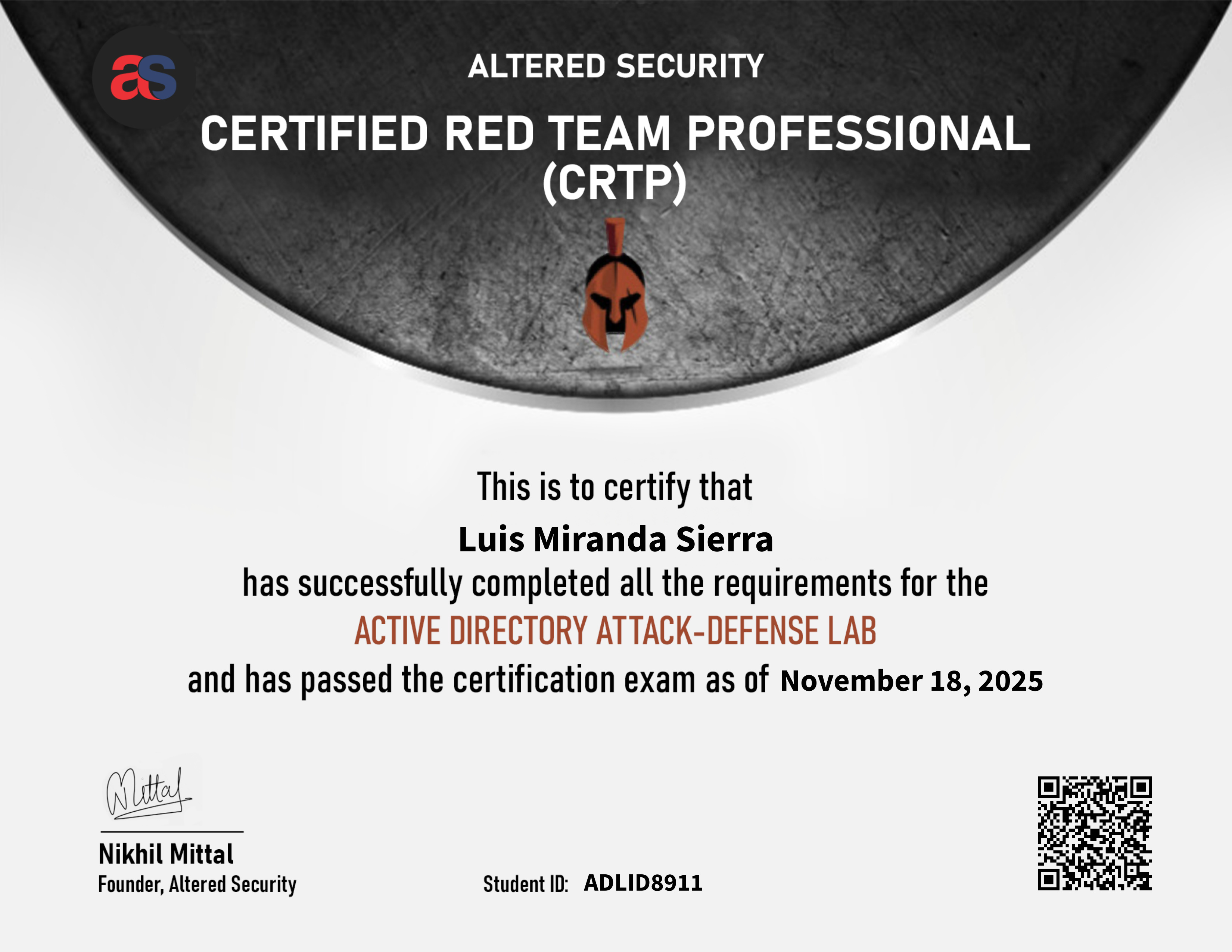CRTP - Review - AlteredSecurity