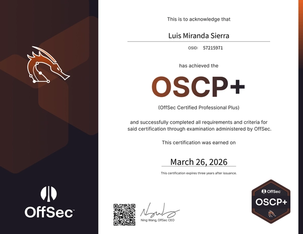 OSCP Certificate